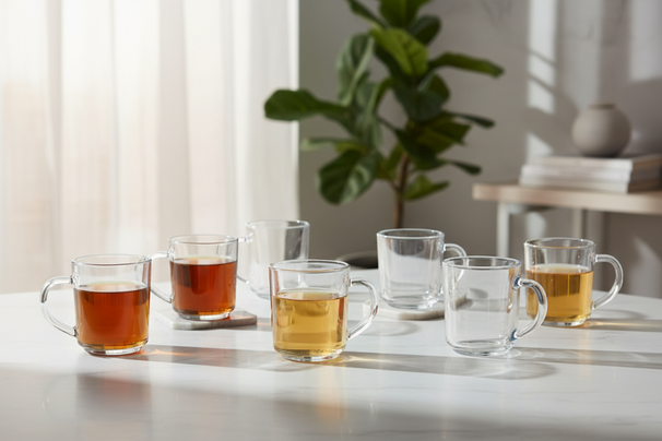 Ensemble de verres à thé Cookinglife - en verre - Daily - 220 ml - 6 pièces