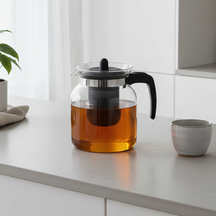 Théière Cookinglife - Avec filtre à thé - en verre borosilicate - 1500 ml