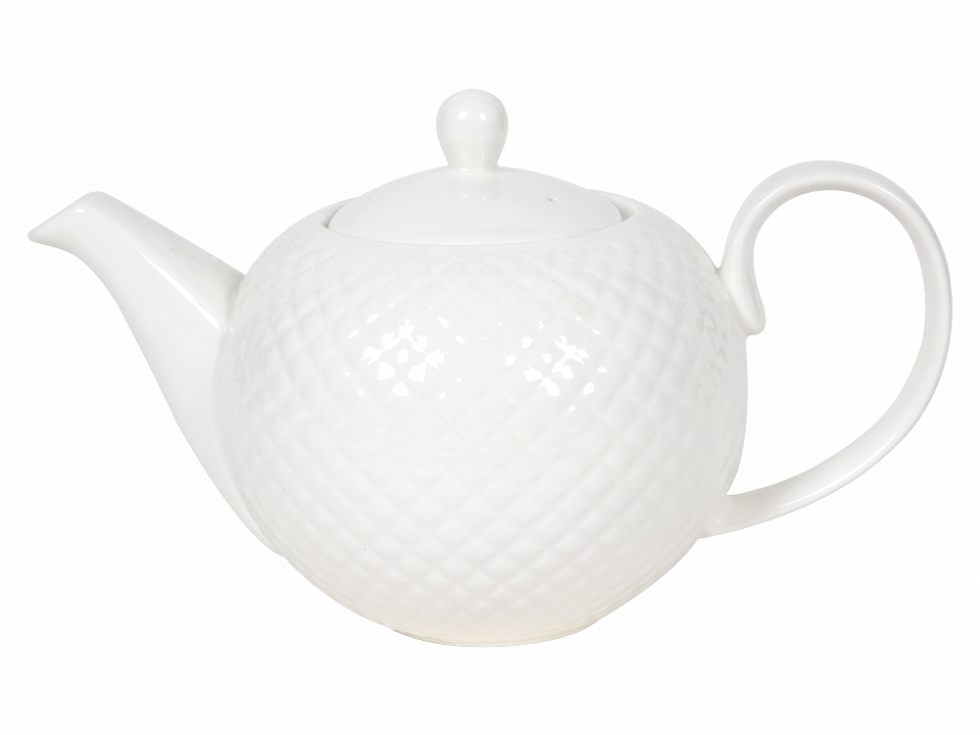 Théière Cookinglife - Théière en porcelaine - Diamond - 900 ml