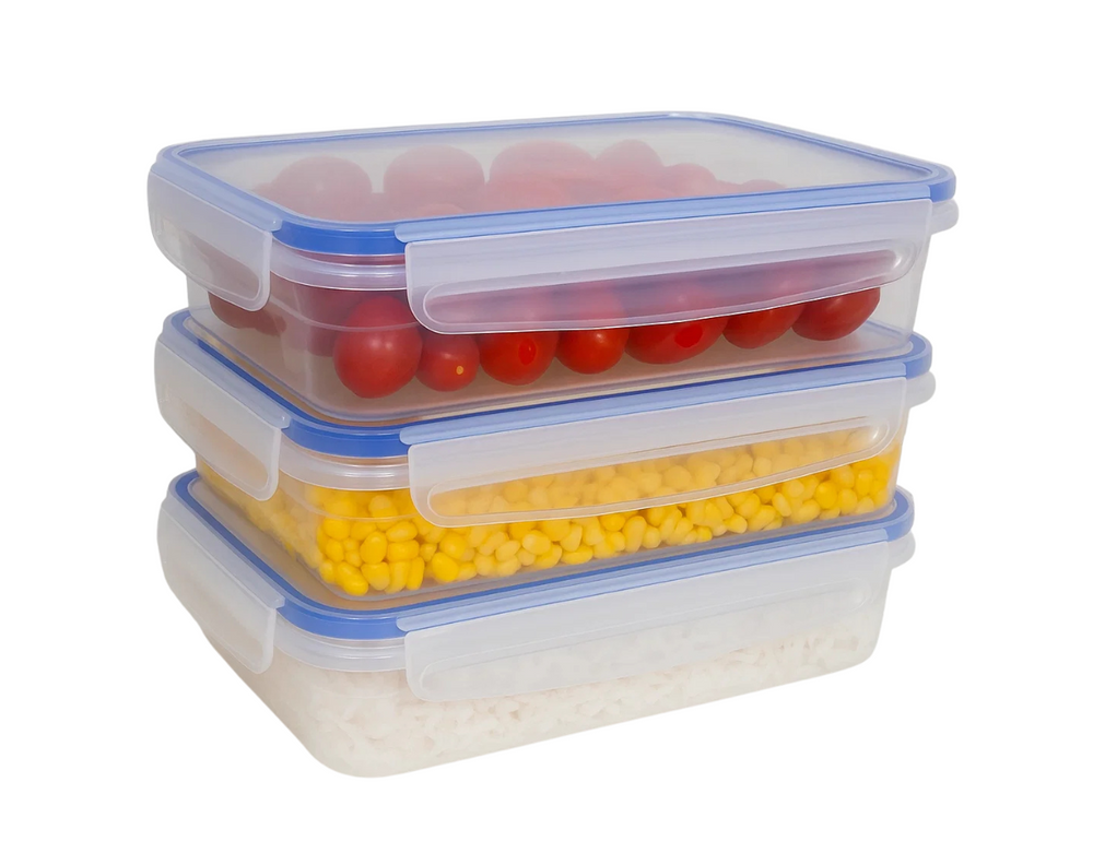 Set de boîtes Cookinglife - En plastique - Clip & Fresh - 1,4 L - 3 pièces