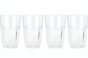 Ensemble de verres a eau Cookinglife - Gobelets en verre - 500 ml - 4 pièces