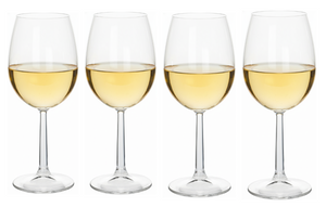 Set de verres a vin Cookinglife - Verres a vin blanc - Milena - 430ml - 4 pièces