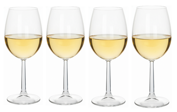 Set de verres a vin Cookinglife - Verres a vin blanc - Milena - 430ml - 4 pièces