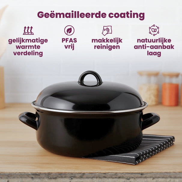 Faitout Cookinglife - En acier émaillé - Cooking - ø 28 cm - 6 L