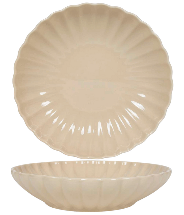 Assiettes creuses / Assiettes à pâtes Cookinglife Cardida Beige ø 20 cm - 6 pièces
