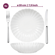 Ensemble de vaisselle Cookinglife - 6 personnes - Cardida - 26 cm - 18 pièces