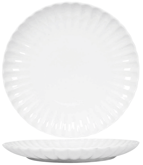 Assiettes à dîner Cookinglife Cardida Off White ø 26 cm - 6 pièces