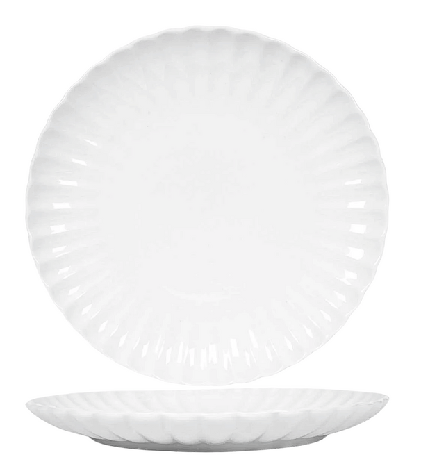 Assiettes à déjeuner / à dessert Cookinglife Cardida Off White ø 19,5 cm - 6 pièces