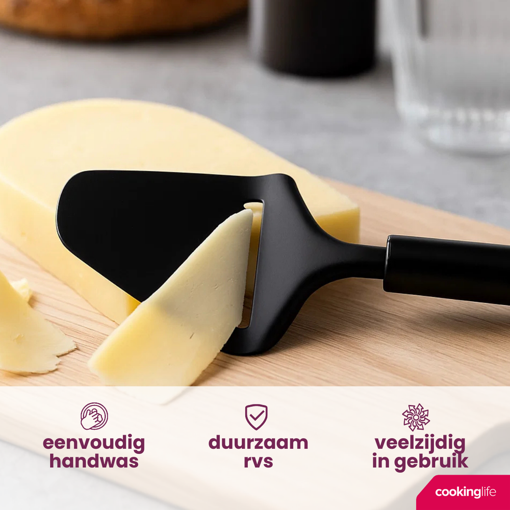 Cookinglife Coupe-pizza Noir 22 cm