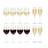 Set de verres à vin Cookinglife - Verres à champagne - 540 ml - 12 pièces