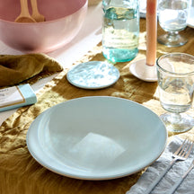 Costa Nova Assiettes de dîner Arenito Aqua ø 28 cm - 6 pièces