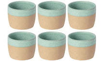 Costa Nova Tasses à café Arenito Aqua 200 ml - 6 pièces