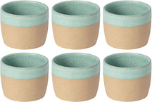 Costa Nova Tasses Arenito Aqua 360 ml - 6 pièces