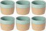 Costa Nova Tasses Arenito Aqua 360 ml - 6 pièces