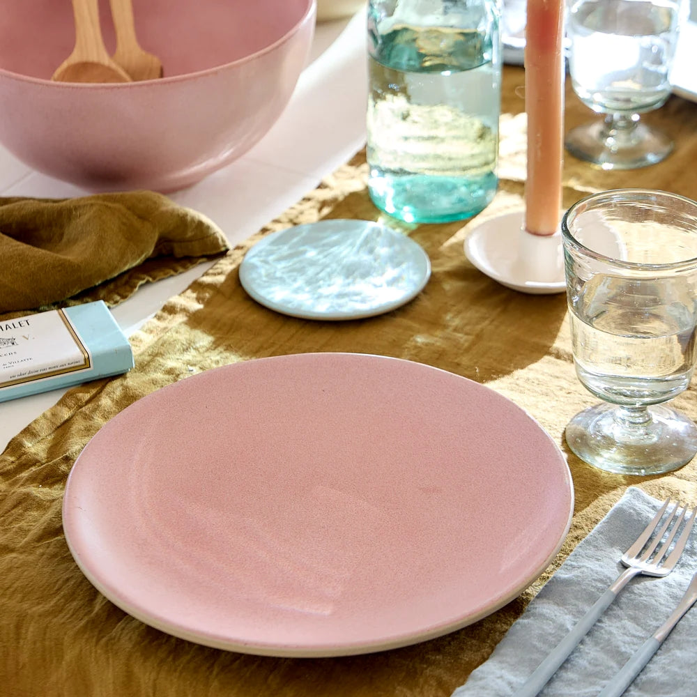 Costa Nova Assiettes de dîner Arenito Mauve Rose ø 28 cm - 6 pièces