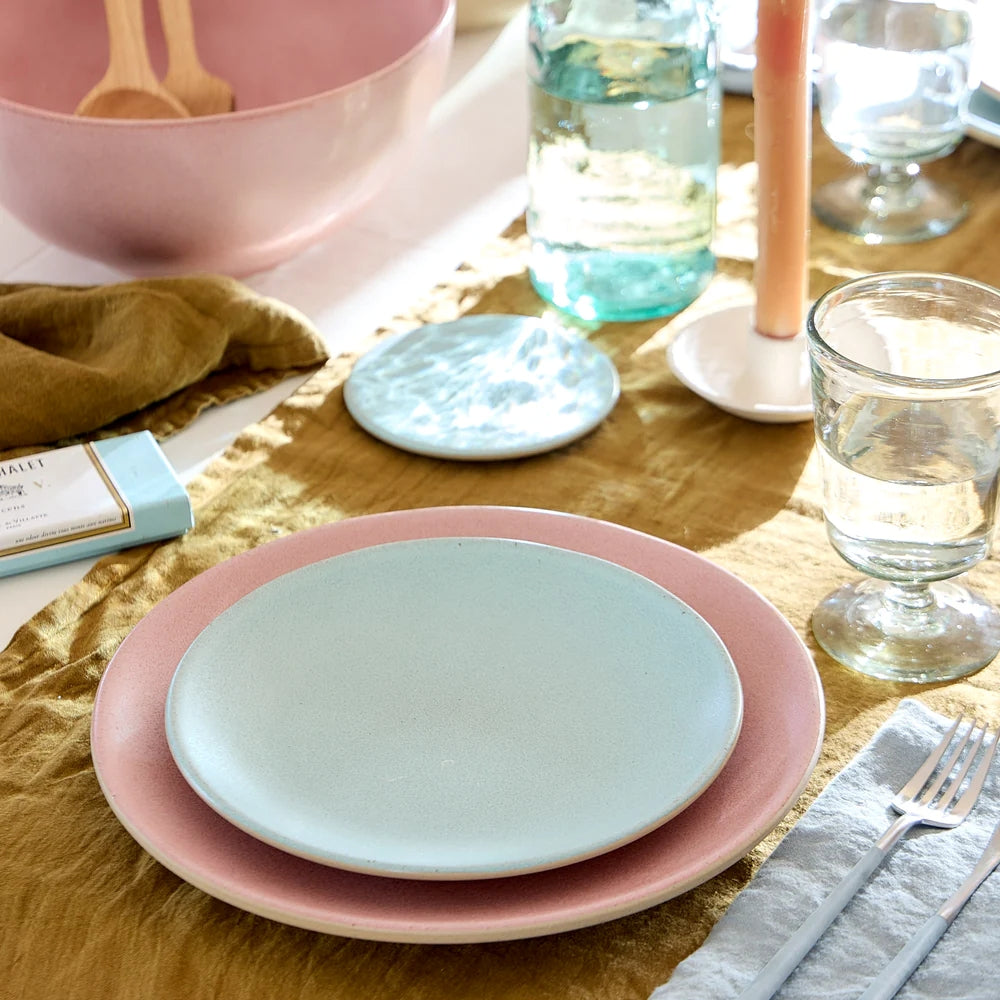 Costa Nova Assiettes de dîner Arenito Mauve Rose ø 28 cm - 6 pièces