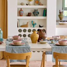 Costa Nova Assiettes de dîner Arenito Mauve Rose ø 28 cm - 6 pièces