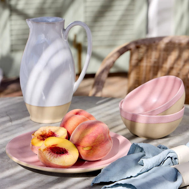 Costa Nova Assiettes de dîner Arenito Mauve Rose ø 28 cm - 6 pièces