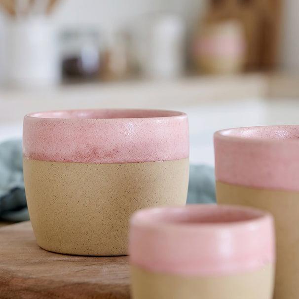 Costa Nova Tasses Arenito Mauve Rose 360 ml - 6 pièces