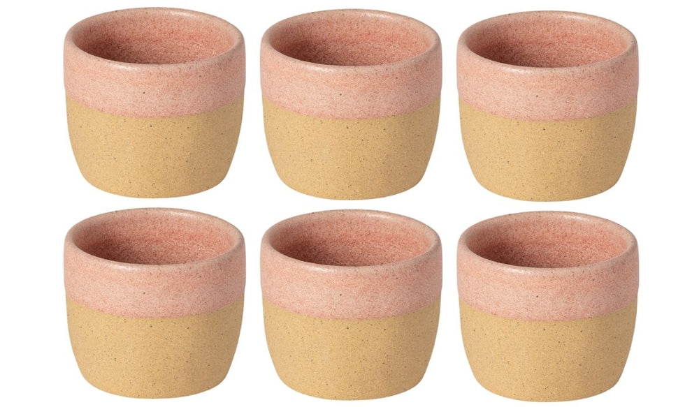 Costa Nova Tasses à café Arenito Mauve Rose 200 ml - 6 pièces