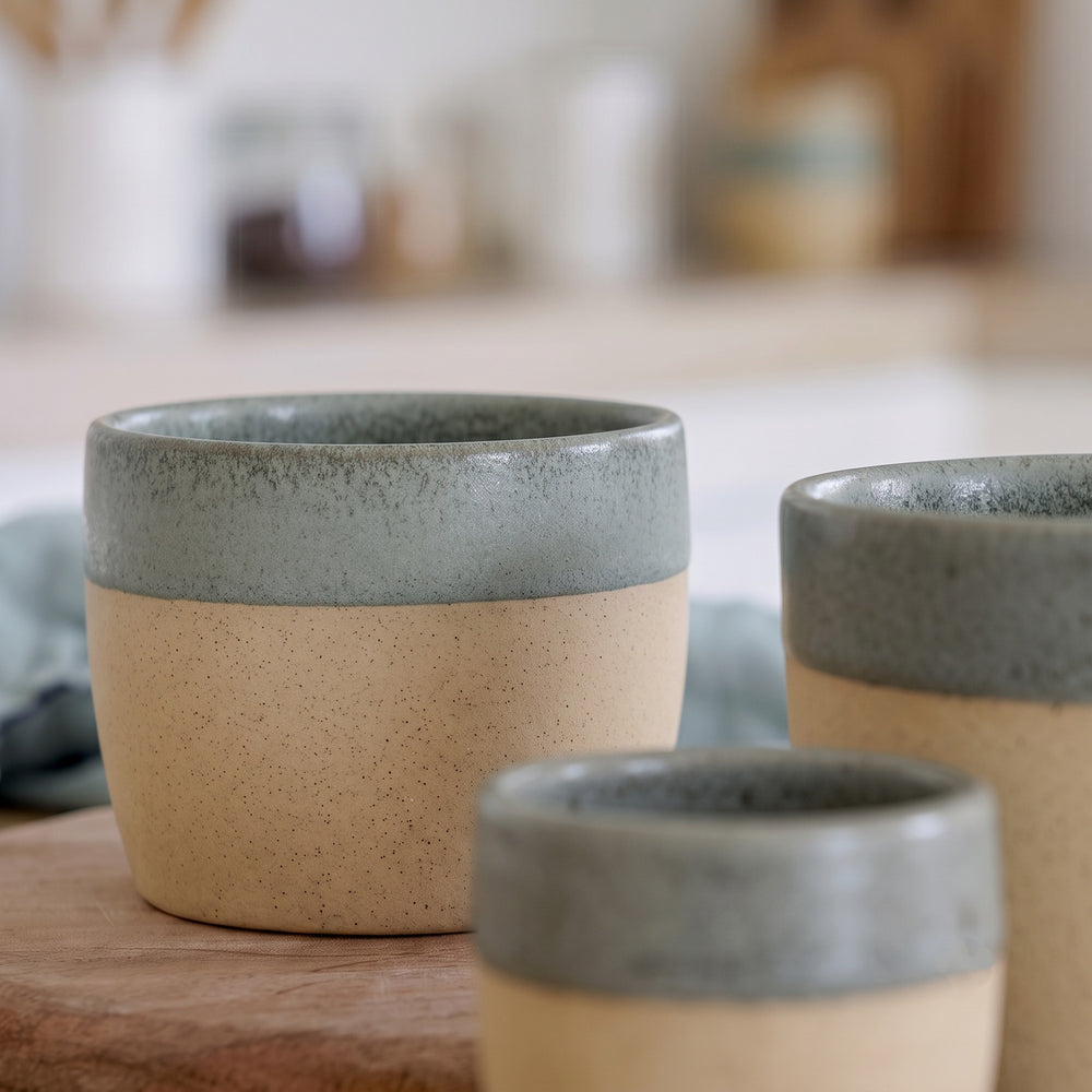 Costa Nova Tasses Arenito Sage Green 360 ml - 6 pièces