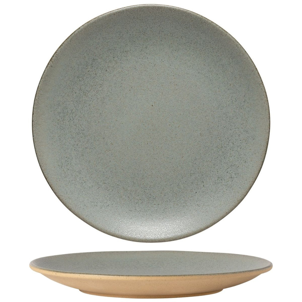 Service de table Costa Nova Arenito Sage Green 18 pièces / 6 personnes - 6 assiettes à dîner, 6 assiettes à petit-déjeuner & 6 bols