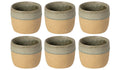 Costa Nova Tasses à café Arenito Sage Green 200 ml - 6 pièces