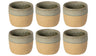 Costa Nova Tasses à café Arenito Sage Green 200 ml - 6 pièces