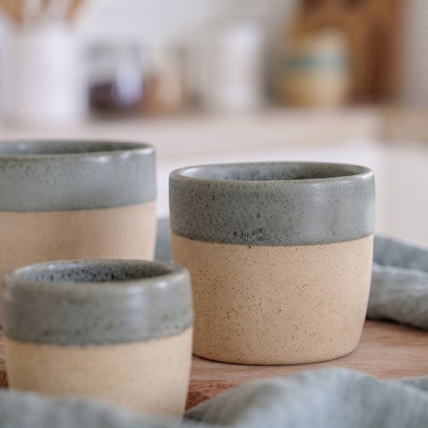 Costa Nova Tasses à café Arenito Sage Green 200 ml - 6 pièces