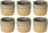 Costa Nova Tasses Arenito Sage Green 360 ml - 6 pièces