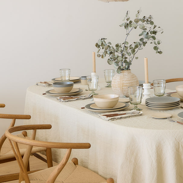 Costa Nova Assiettes à dîner Arenito Sage Green ø 28 cm - 6 pièces