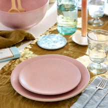 Costa Nova Assiettes à petit déjeuner / Assiettes à dessert Arenito Mauve Rose ø 22 cm - 6 pièces
