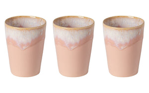 Costa Nova Tasses Grespresso Rose Pâle 375 ml - 3 pièces