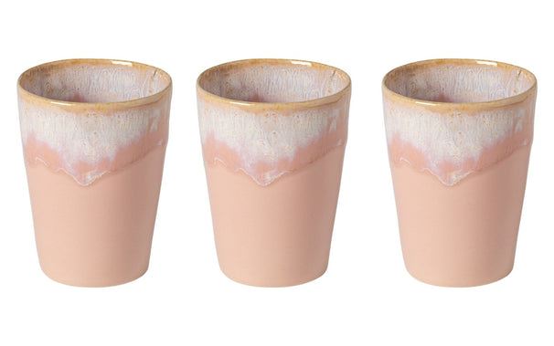 Costa Nova Tasses Grespresso Rose Pâle 375 ml - 3 pièces