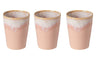 Costa Nova Tasses Grespresso Rose Pâle 375 ml - 3 pièces