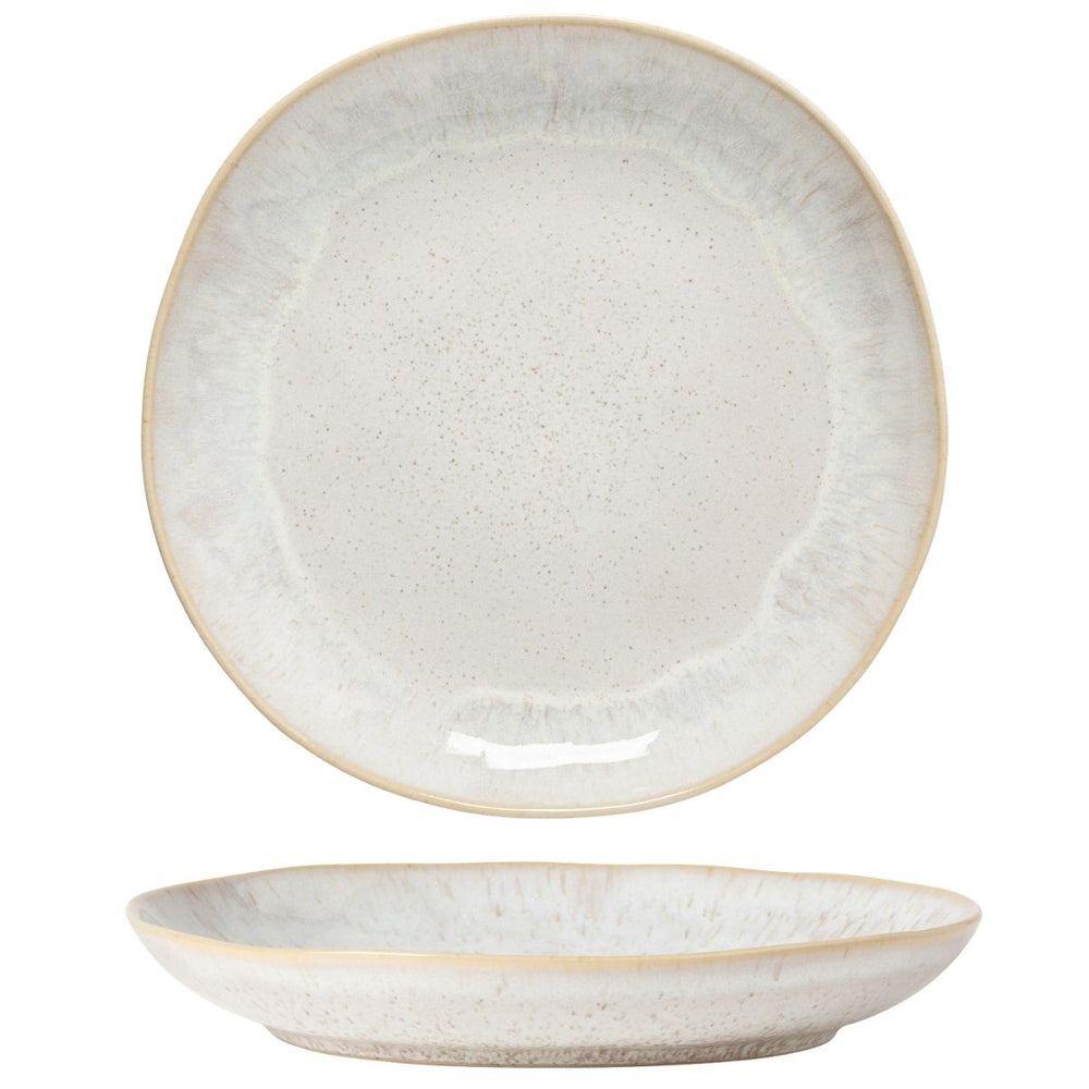 Service de table Costa Nova Casafina Eivissa Sand Beige 18 pièces / 6 personnes - 6 assiettes à dîner, 6 assiettes à petit-déjeuner & 6 bols