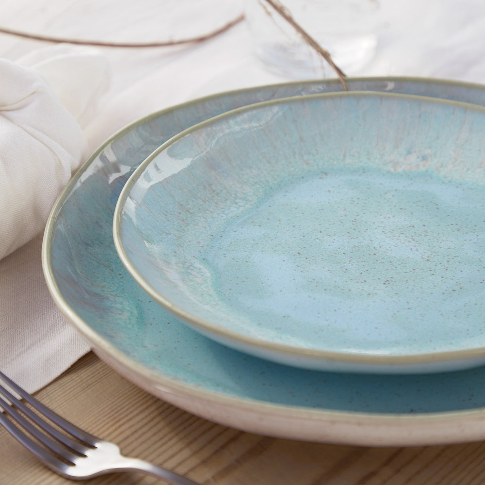 Costa Nova Assiettes de dîner Casafina Eivissa Sea Blue ø 28 cm - 6 pièces