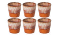 Costa Nova Espresso Tasses Casafina Poterie Caramel-Latte 80 ml - 6 pièces