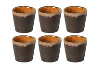 Costa Nova Espresso Tasses Casafina Poterie Mocha-Latte 80 ml - 6 pièces