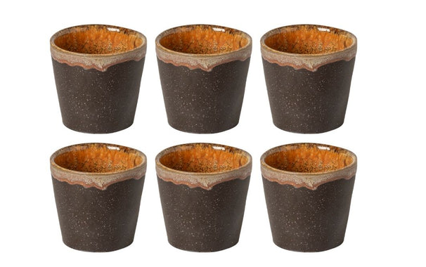 Costa Nova Espresso Tasses Casafina Poterie Mocha-Latte 80 ml - 6 pièces