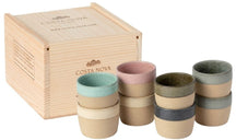 Costa Nova Tasses à espresso Arenito Multicolore 65 ml - 8 pièces - Boîte cadeau