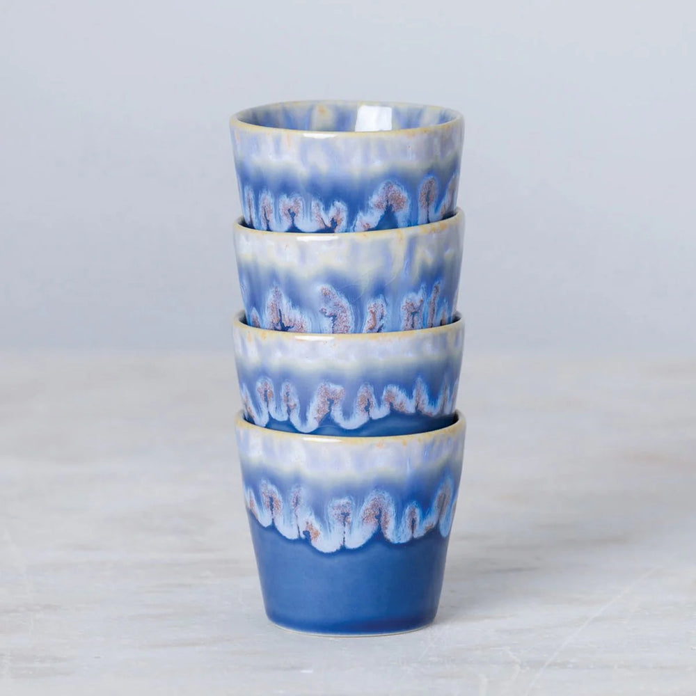 Costa Nova Tasses à espresso Grespresso Multicolore 80 ml - 8 pièces - Boîte cadeau