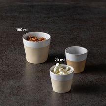 Tasses à espresso Costa Nova Grespresso Nature 80 ml - 8 pièces - Coffret cadeau
