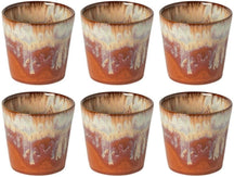 Costa Nova Tasses à café Casafina Poterie Caramel-Latte 190 ml - 6 pièces