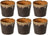 Costa Nova Tasses à café Casafina Poterie Mocha-Latte 190 ml - 6 pièces