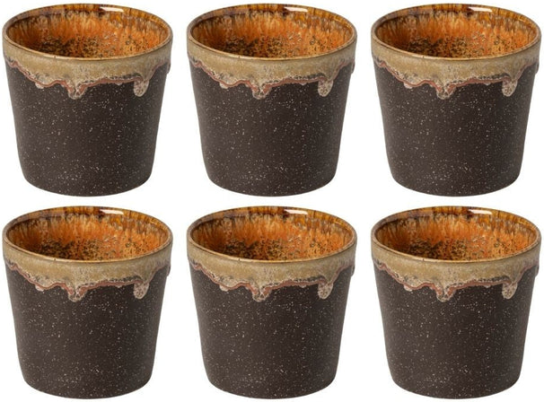 Costa Nova Tasses à café Casafina Poterie Mocha-Latte 190 ml - 6 pièces
