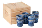 Costa Nova Tasses à café Grespresso Denim 190 ml - 8 pièces - Boîte cadeau