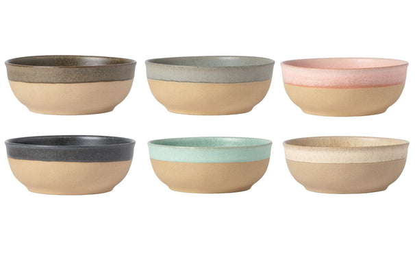 Costa Nova Poke Bowls / Bols Arenito Multicolore ø 19 cm - 6 pièces