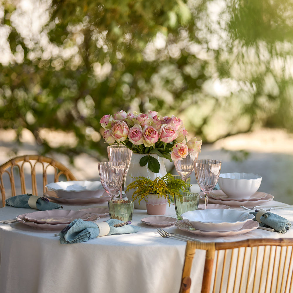 Costa Nova Assiettes profondes / Assiettes à pâtes Rosa Rosé Pink ø 25 cm - 6 pièces