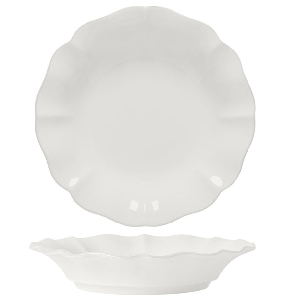 Costa Nova Assiettes creuses / Assiettes à pâtes Rosa White ø 25 cm - 6 pièces